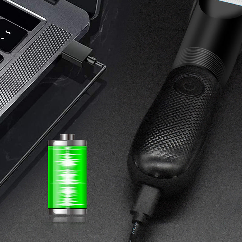 Men's Waterproof Body Hair Trimmer with LED Light