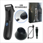 Men's Waterproof Body Hair Trimmer with LED Light