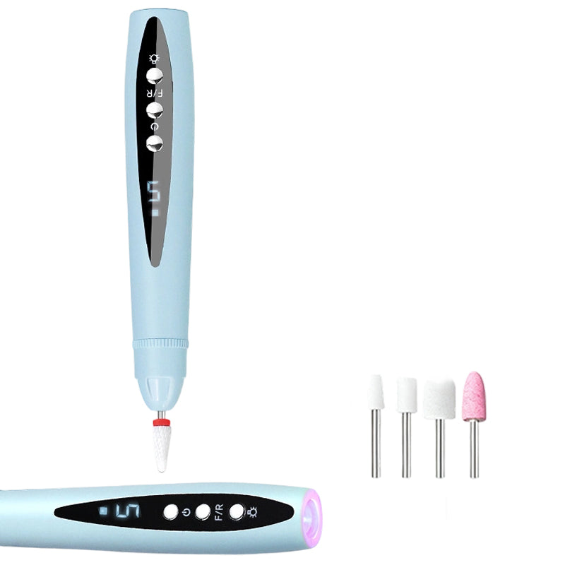 💅✨ 2-in-1 Electric Nail Drill with UV Lamp – Portable, Cordless, For Permanent Salon Manicure Right At Home 💖🔋