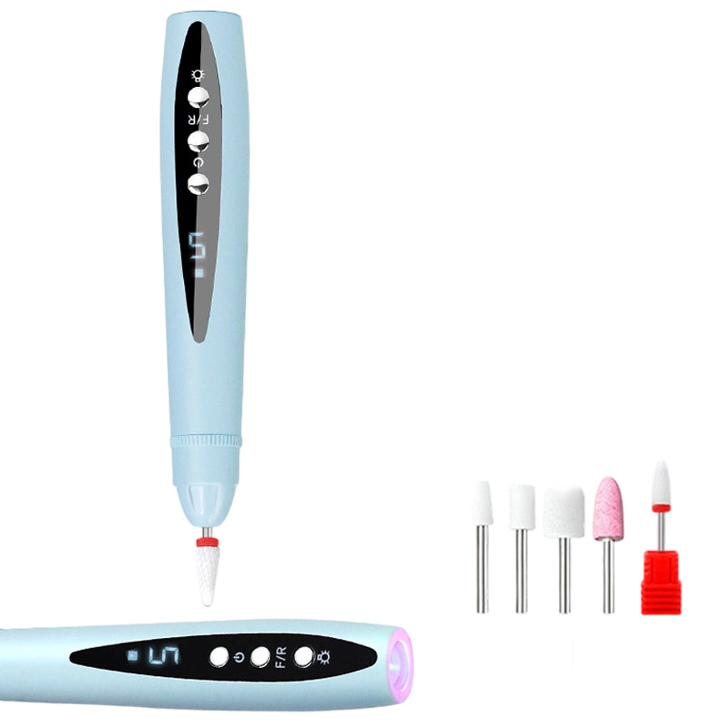 💅✨ 2-in-1 Electric Nail Drill with UV Lamp – Portable, Cordless, For Permanent Salon Manicure Right At Home 💖🔋