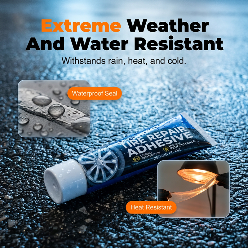 Tire Repair Adhesive Kit 🚗Rubber tire glue, Emergency tire repair