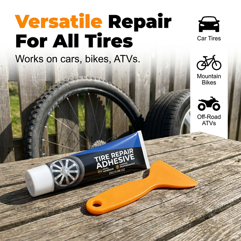 Tire Repair Adhesive Kit 🚗Rubber tire glue, Emergency tire repair