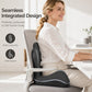 🪑Ergonomic memory foam seat cushion with back support