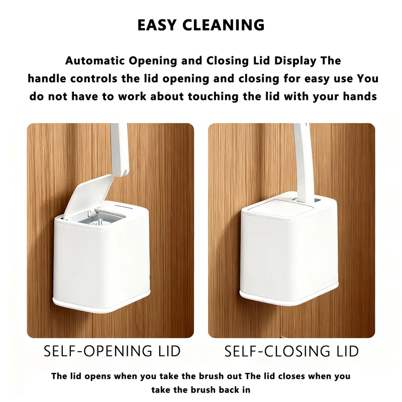 Disposable Toilet Brush Set with 18 Refills✨ Pre-filled cleaning liquid, hygienic one-time use, keep bathroom clean easily.