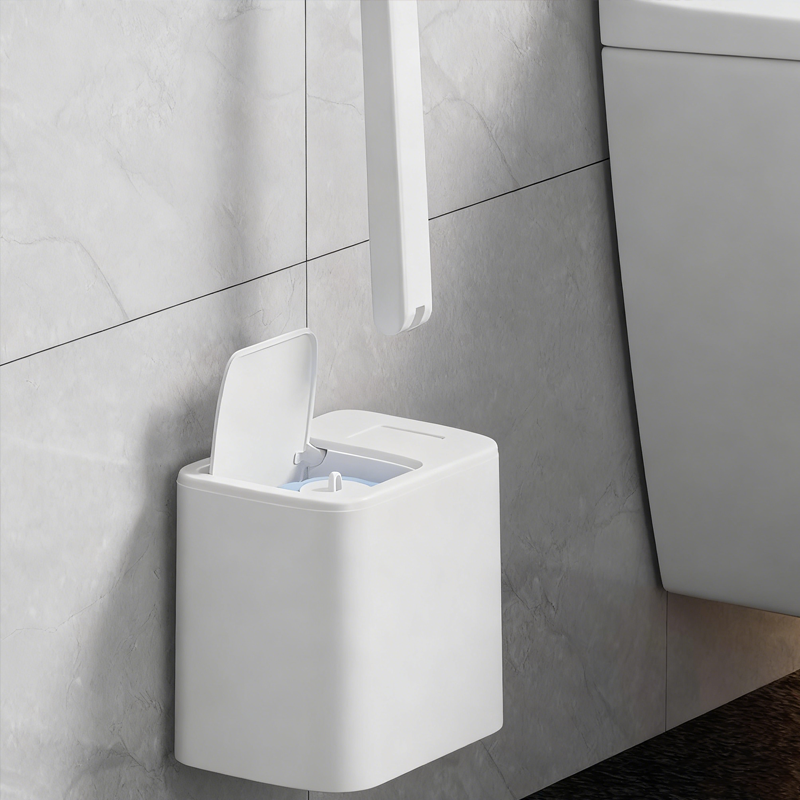 Disposable Toilet Brush Set with 18 Refills✨ Pre-filled cleaning liquid, hygienic one-time use, keep bathroom clean easily.