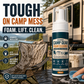 Outdoor Camp Gear Foam Cleaner with Cleaning Towel✨ Mild protective foam removes dirt, perfect for tent, sleeping bags and camping cookware.