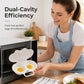 ⏳🔥LIMITED-TIME 50% OFF! ⏰Dual Cavity Microwave Egg Poacher – Quick oil‑free cooking, food‑grade PP & versatile. Perfect for busy mornings – healthy breakfast in minutes! ⚡🍳