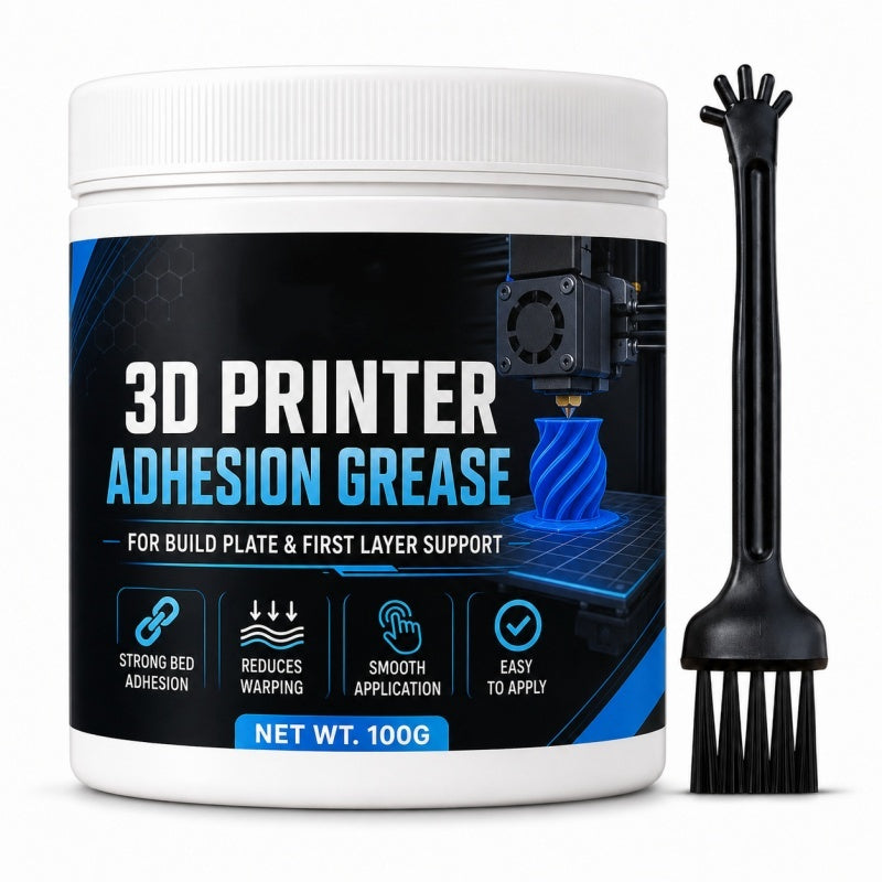 🖨️ 3D Printer Bed Adhesion Grease for More Reliable First Layers