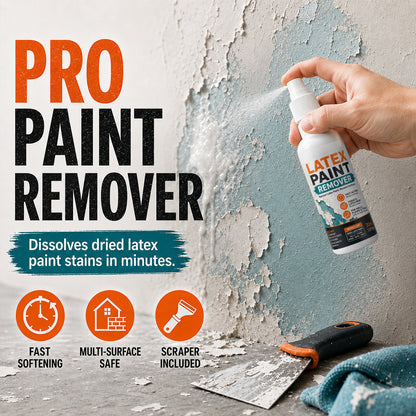 Multi-Surface Latex Paint Remover Spray✨ Fast dissolves latex paint, gentle for wall, wood & metal surfaces