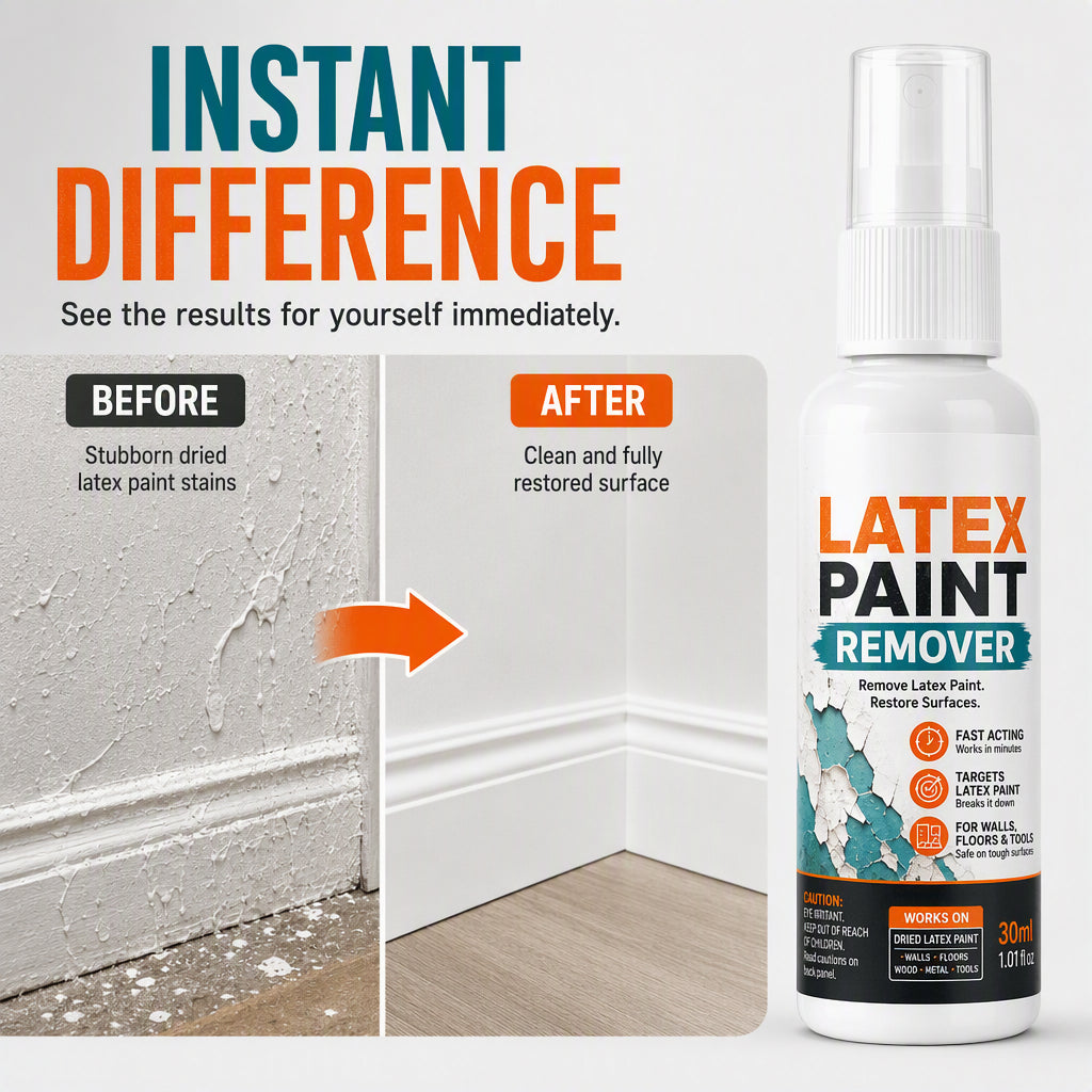 Multi-Surface Latex Paint Remover Spray✨ Fast dissolves latex paint, gentle for wall, wood & metal surfaces
