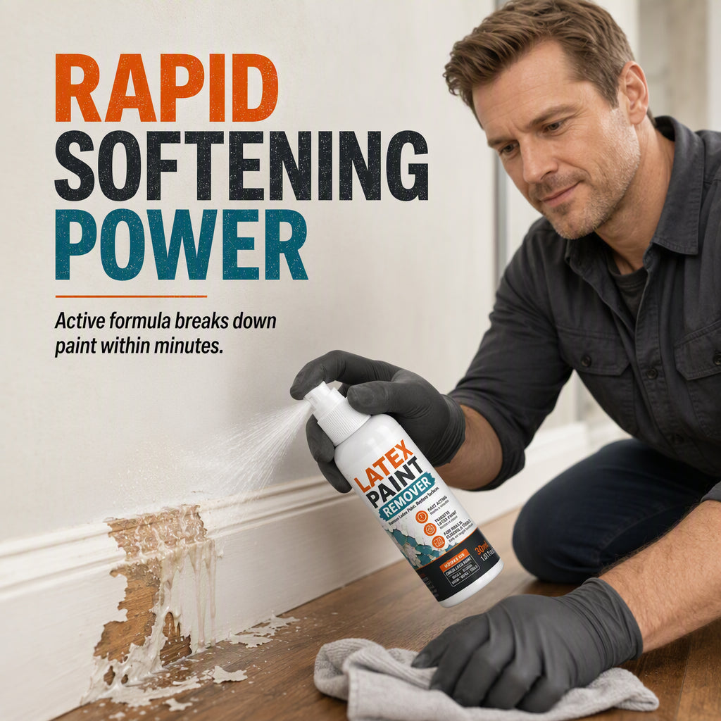 Multi-Surface Latex Paint Remover Spray✨ Fast dissolves latex paint, gentle for wall, wood & metal surfaces