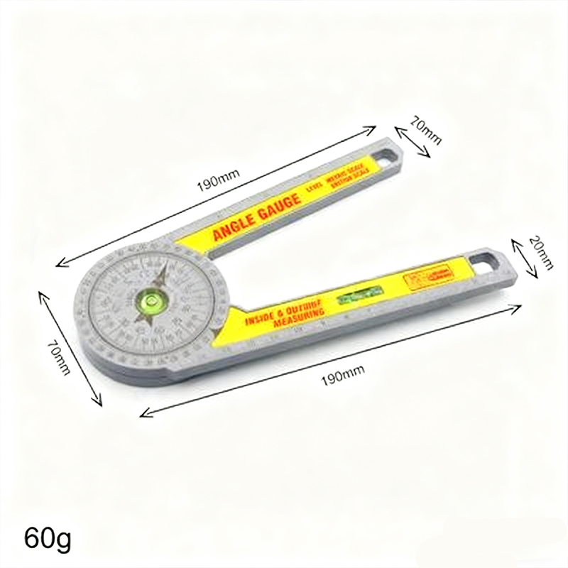 7-Inch Miter Saw Protractor✨ Aluminum & plastic available, precise angle measuring for woodworking cutting.