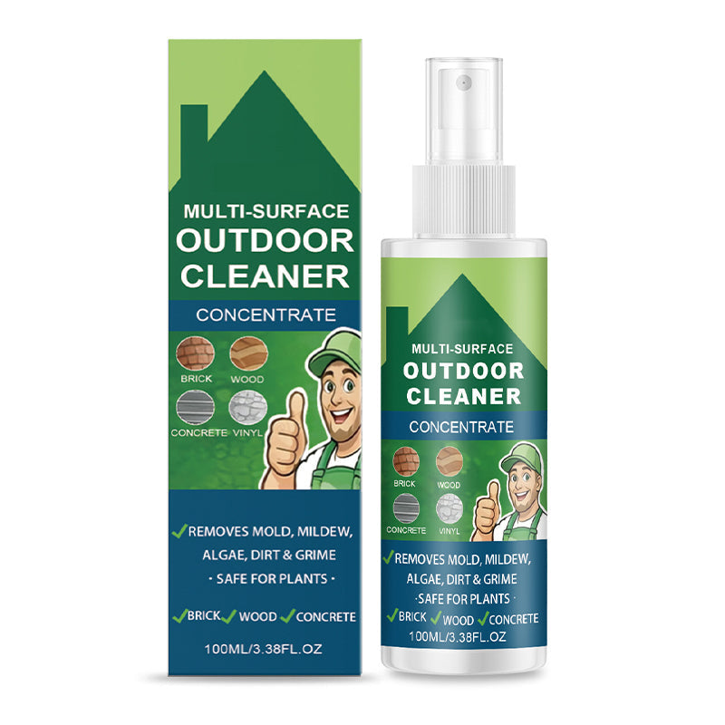 Multi-Surface Outdoor Cleaner Concentrate✨ Powerful stain removal, dilutable for patio, wall & yard surfaces.