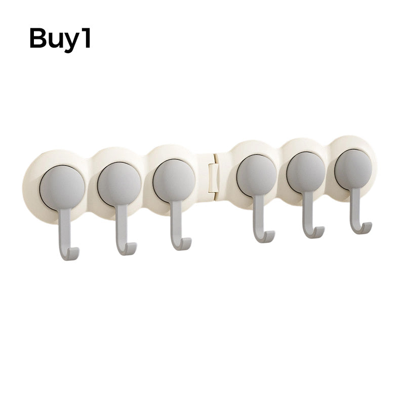 Cute Punch-Free Wall Hook Rack✨ No drilling, damage-free sticky wall rack for keys & bags storage.