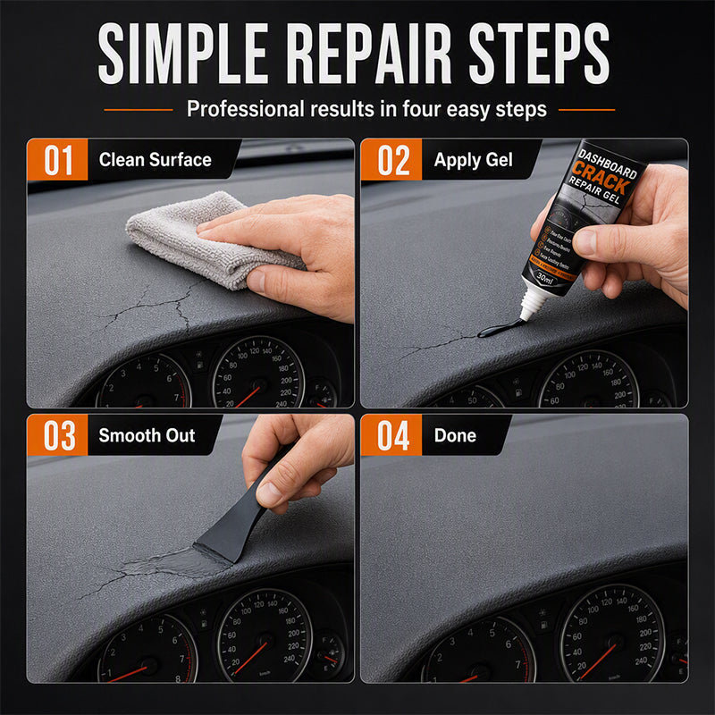 Professional Car Dashboard Crack Repair Gel🚗 Repair dashboard cracks, restore old car interior surfaces.