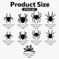 Halloween 3D Spider LED Flashing Light Wall Stickers🕷️ Flashing LED lights, spooky decor for halloween party.