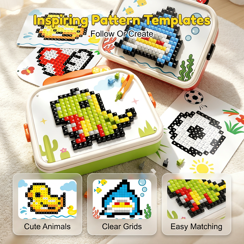 Creative 3D Mushroom Peg Puzzle🍄 Fun assemble peg toy, boost kids hands‑on ability for early learning.