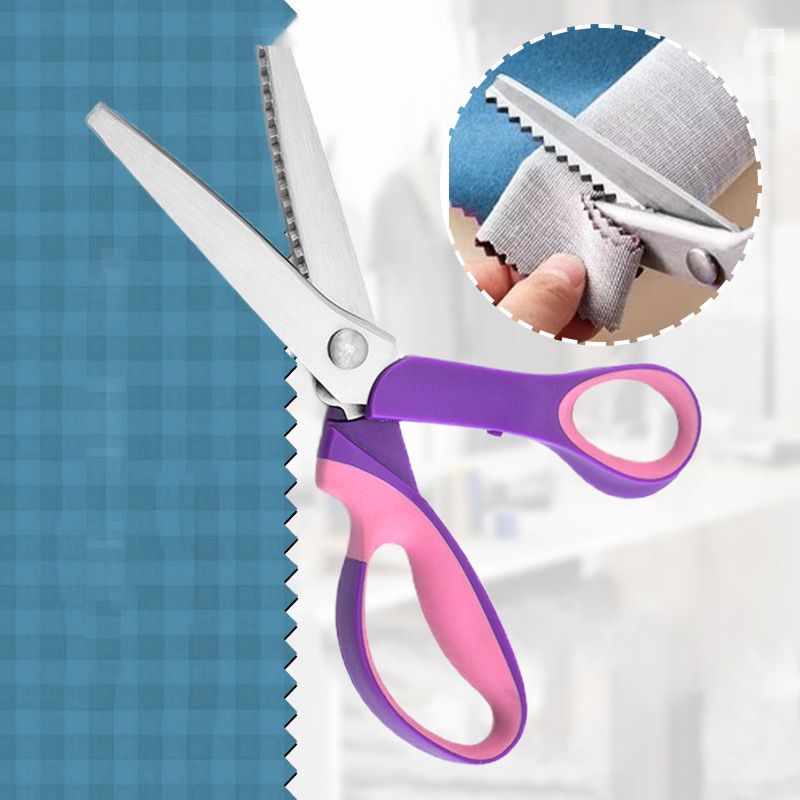 ✂️ 2026 Sale — Over 23,100 Sold! 🧵 Multipurpose Pinking Shears Serrated Scissors – Zigzag Fabric Cutting, Ergonomic Handle & Rust-Resistant Steel ⚡