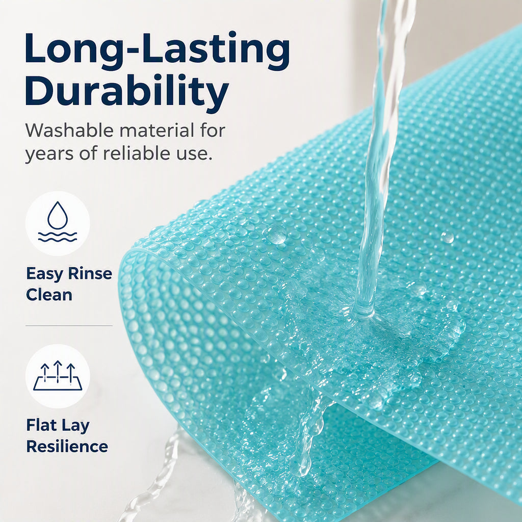 Waterproof Fridge Shelf Liners – Non-Slip, Easy-Clean & Food-Safe – Keeps Fridge Shelves Fresh & Organized