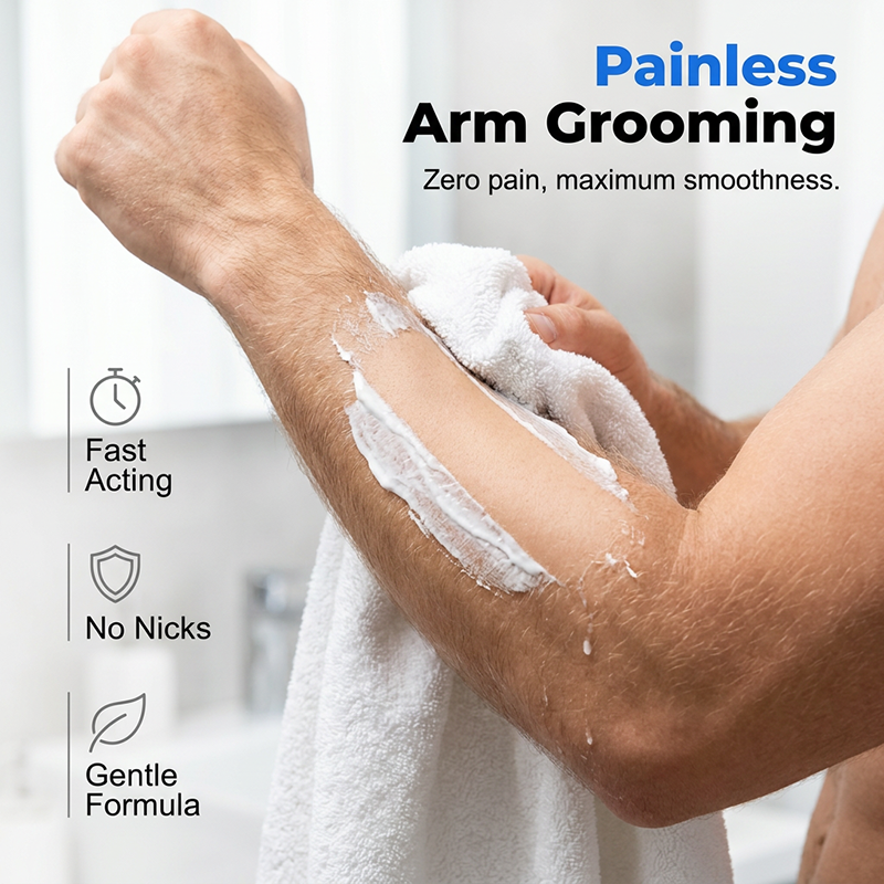 Fast-Acting Hair Removal Cream for Men