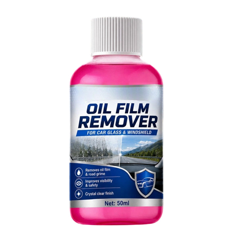 🚗Car Glass Oil Film Remover Windshield Cleaner – Professional Automotive Glass Cleaning Agent, Quickly Remove Oil‑Film, Road Grime & Water Stains for Crystal Clear Driving Visibility