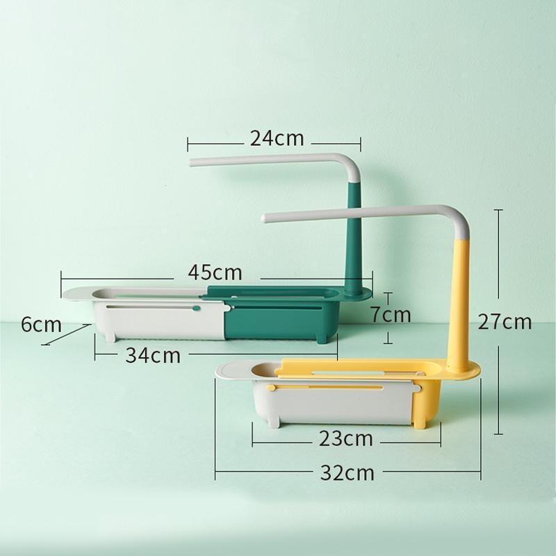 This telescopic rack turns it into organized storage — no drill, no tools, no measuring. 😌