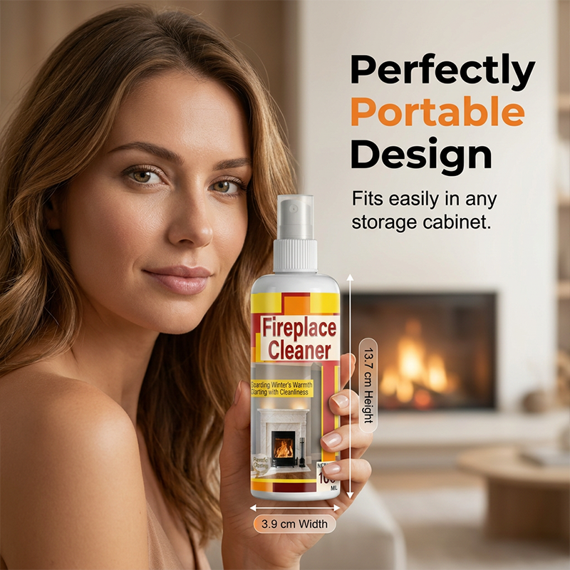 🔥50% OFF NOW! Fast‑Acting Fireplace Cleaner Spray, Deep Penetrating Soot & Smoke Stain Remover, Residue‑Free Cleaning Spray for Fireplace Surfaces