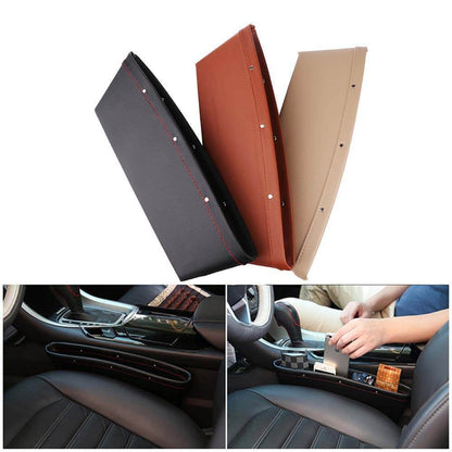 Car Seat Side Organizer Pouch - Universal Auto Pocket Storage Bag for Wallet, Phone, and Keys