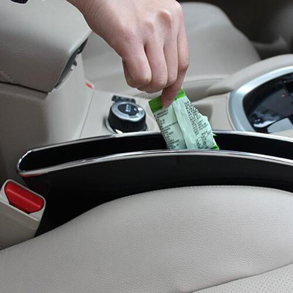 Car Seat Side Organizer Pouch - Universal Auto Pocket Storage Bag for Wallet, Phone, and Keys