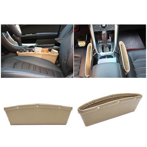 Car Seat Side Organizer Pouch - Universal Auto Pocket Storage Bag for Wallet, Phone, and Keys