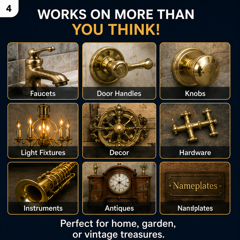 Brass Garden Faucet Polish Paste