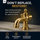 Brass Garden Faucet Polish Paste