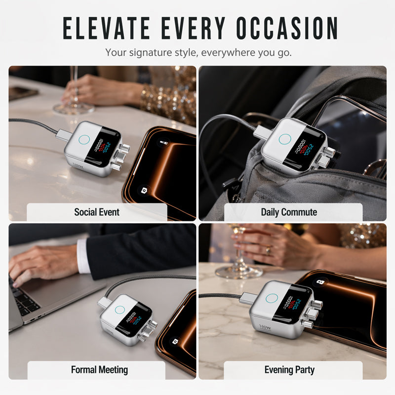 USB-C Smart Charging Protector with LED Display