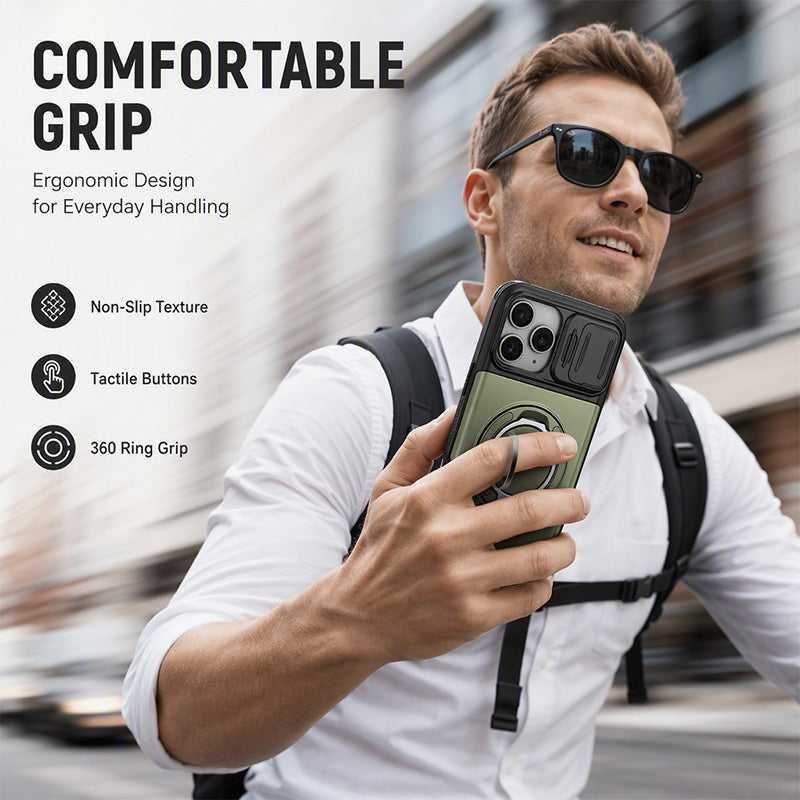 Rugged Phone Case – Slide Cover, Card Slot