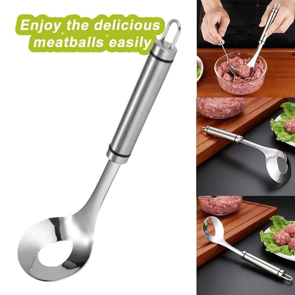 🥳HOT SALE🥳💞10K+ SOLD! Meatball Spoon – From £5.99! Non-stick, scoop & drain – perfect gift. Mess-free cooking – grab yours! ✅