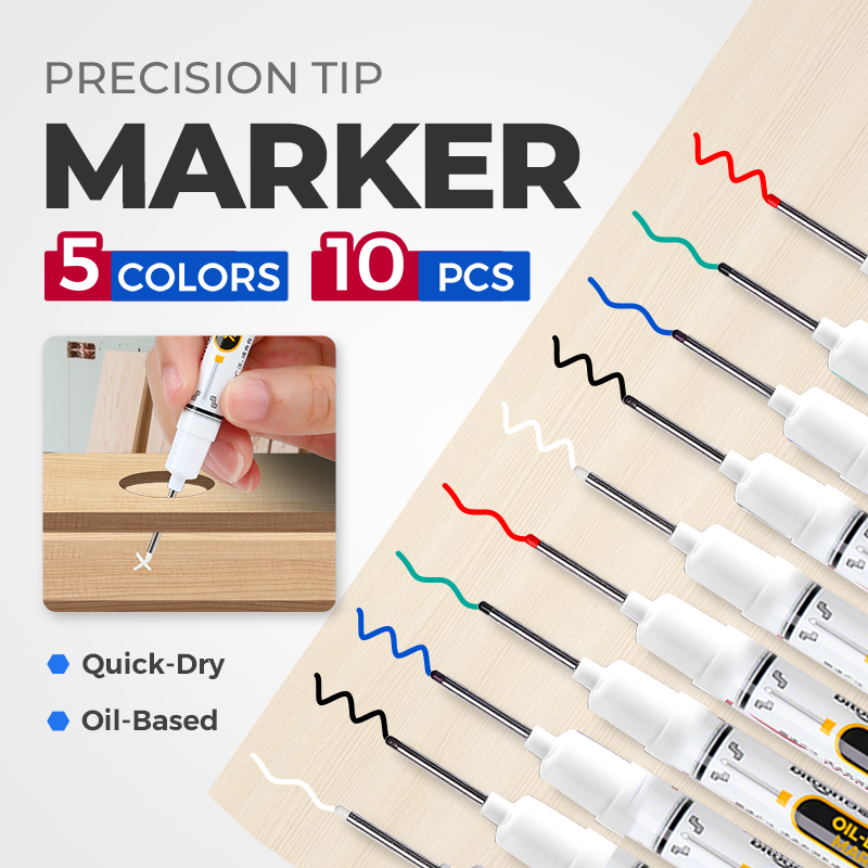 🔥 Hot sale 50% OFF🔥Precision Tip Quick-Dry Oil-Based Marker Pen