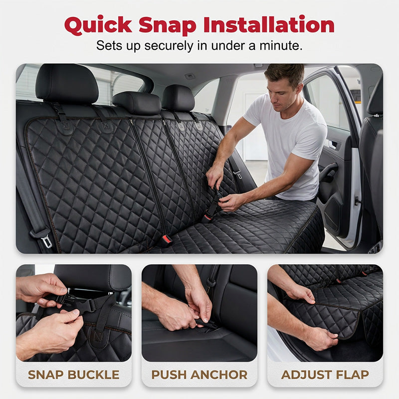 🐾🛍️ 50% ! 🚗Foldable Dog Seat – Waterproof Oxford, Protective & Comfortable.
