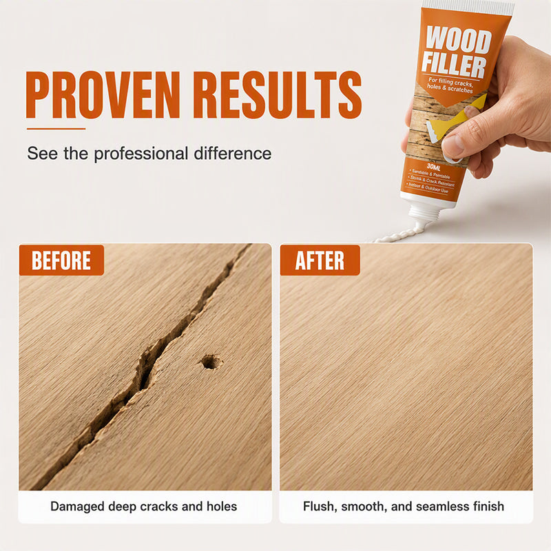 🔥Limited Time Promotion 50% OFF🔥Wood Filler for Cracks and Holes