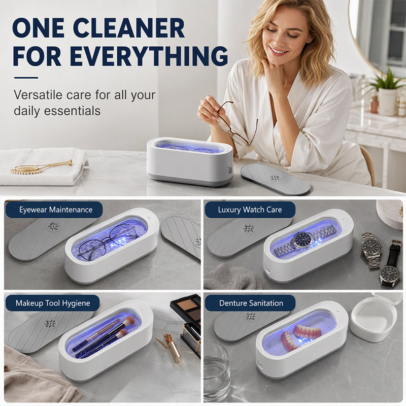 ✨50K+ SOLD!🎁Multifunctional Ultrasonic Cleaner for Jewelry, Watches & Dentures, 3W Cordless Deep Cleaning
