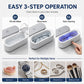 ✨50K+ SOLD!🎁Multifunctional Ultrasonic Cleaner for Jewelry, Watches & Dentures, 3W Cordless Deep Cleaning