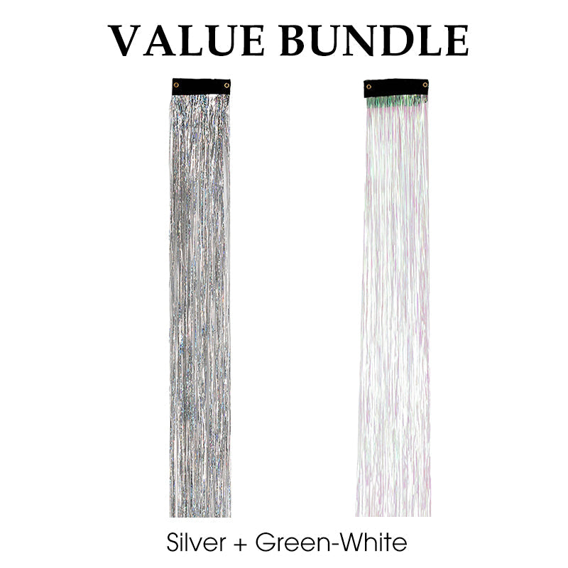 Sparkling Clip-in Hair Tinsel