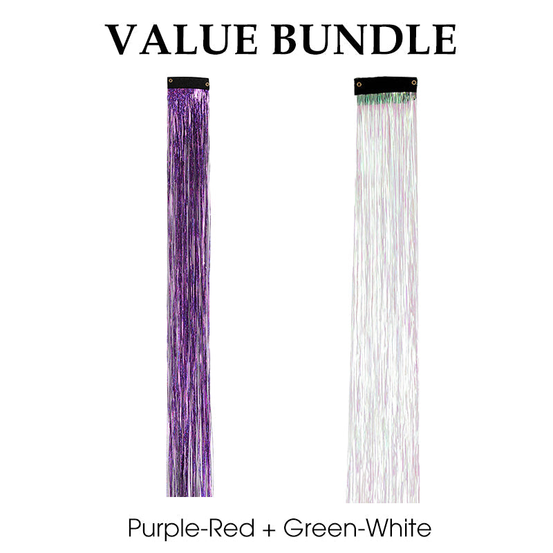 Sparkling Clip-in Hair Tinsel