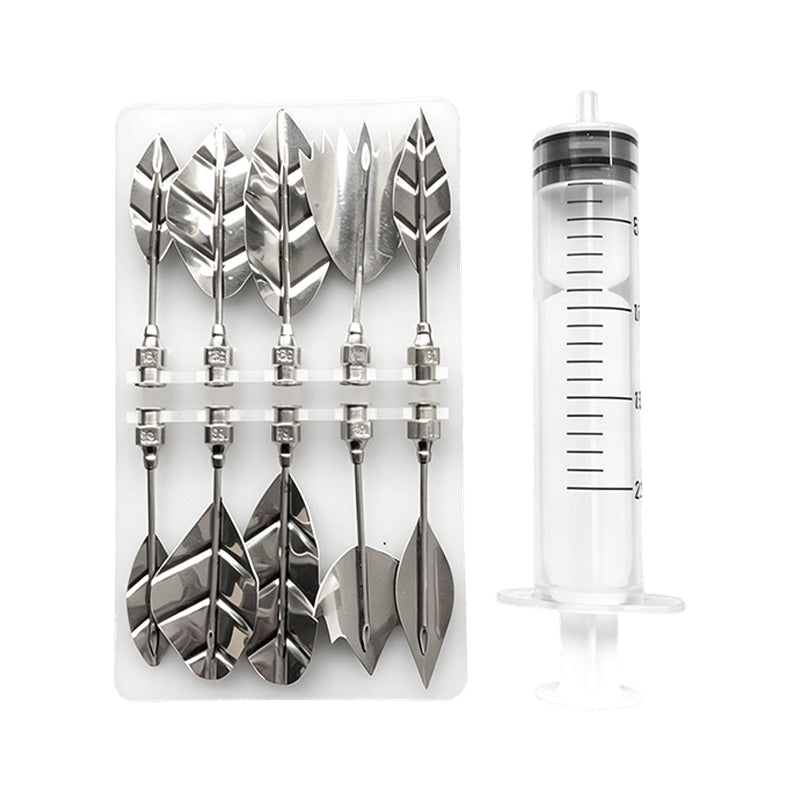 🎂50% OFF NOW! Professional 3D Jelly Art Kit‑ 304 Stainless Steel 10‑Piece Floral Gelatin Art Tools with Syringe, DIY 3D Flower Jelly Cake Decorating Set for Pastry & Baking Lovers