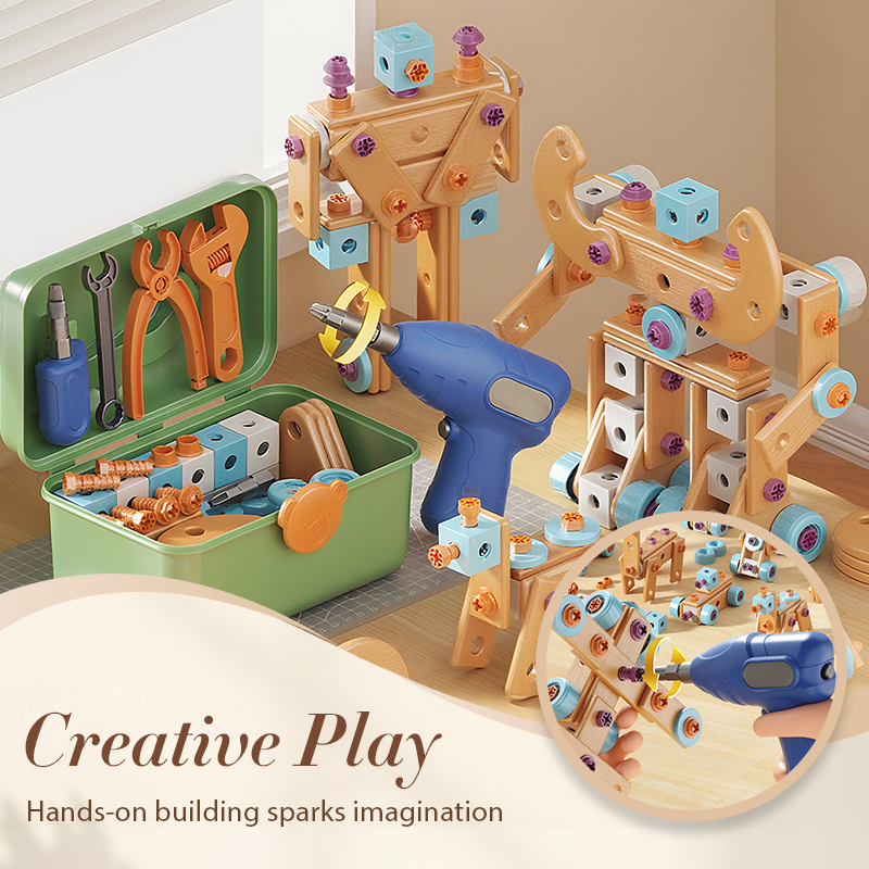 ⏳Time-Limited Special⏰Children's Educational DIY Toy Tool Kit-Build More. Learn More. Play Creatively