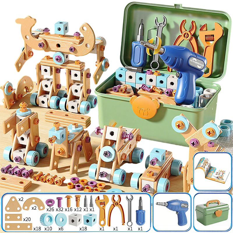 ⏳Time-Limited Special⏰Children's Educational DIY Toy Tool Kit-Build More. Learn More. Play Creatively