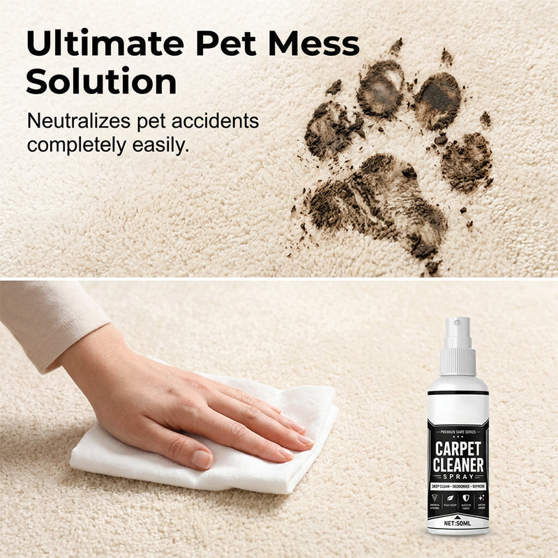 Erase Stains Instantly! No-Scrub Deep Clean Carpet Spray