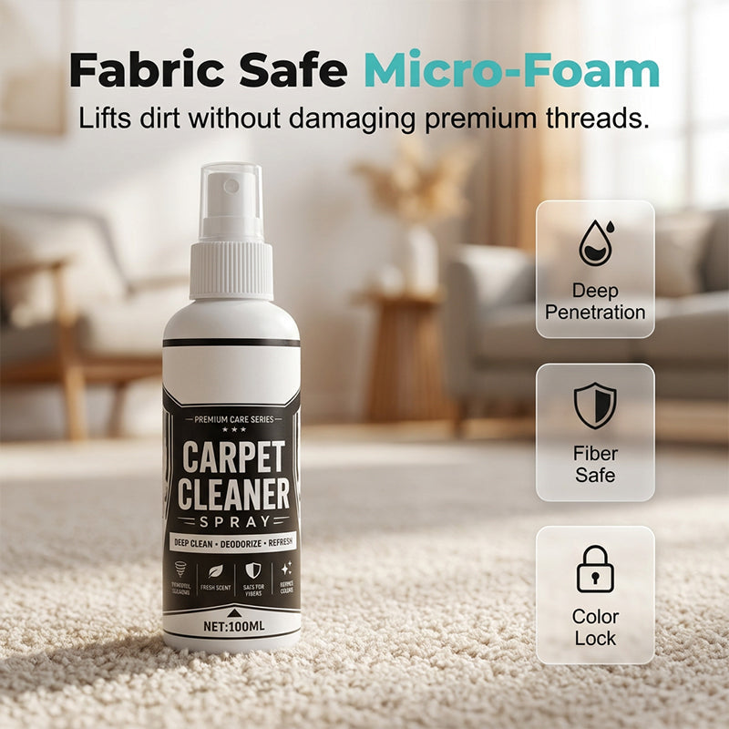 Erase Stains Instantly! No-Scrub Deep Clean Carpet Spray