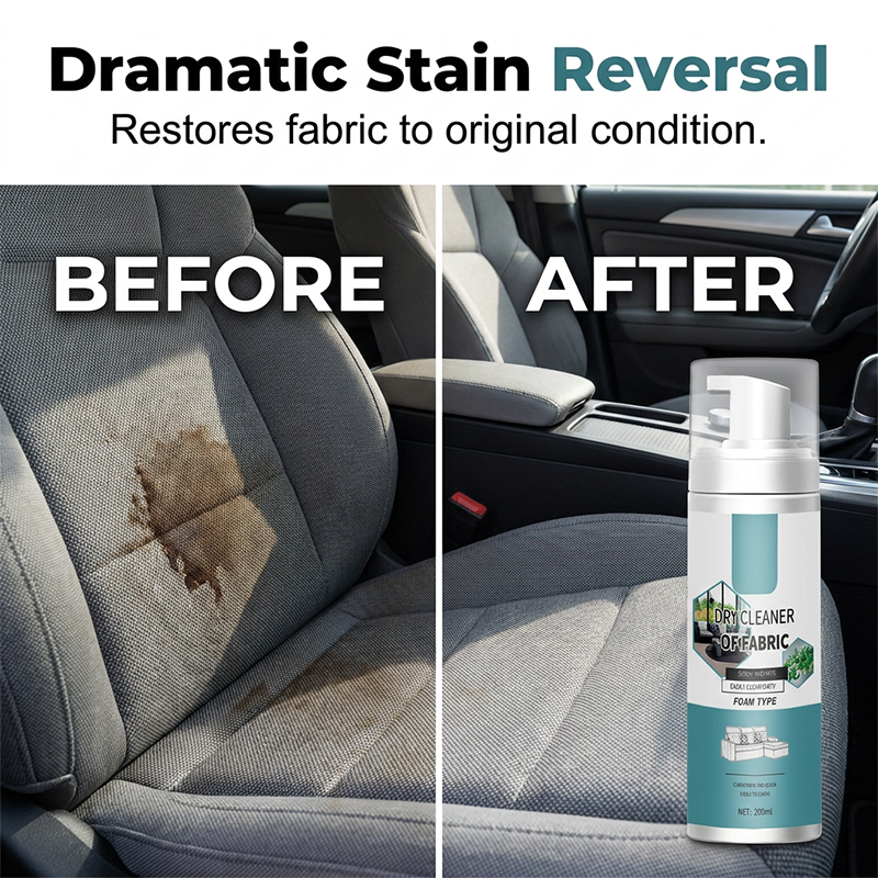 📢 LIMITED TIME 50% OFF! ⏰No-Rinse Fabric Cleaner Foam