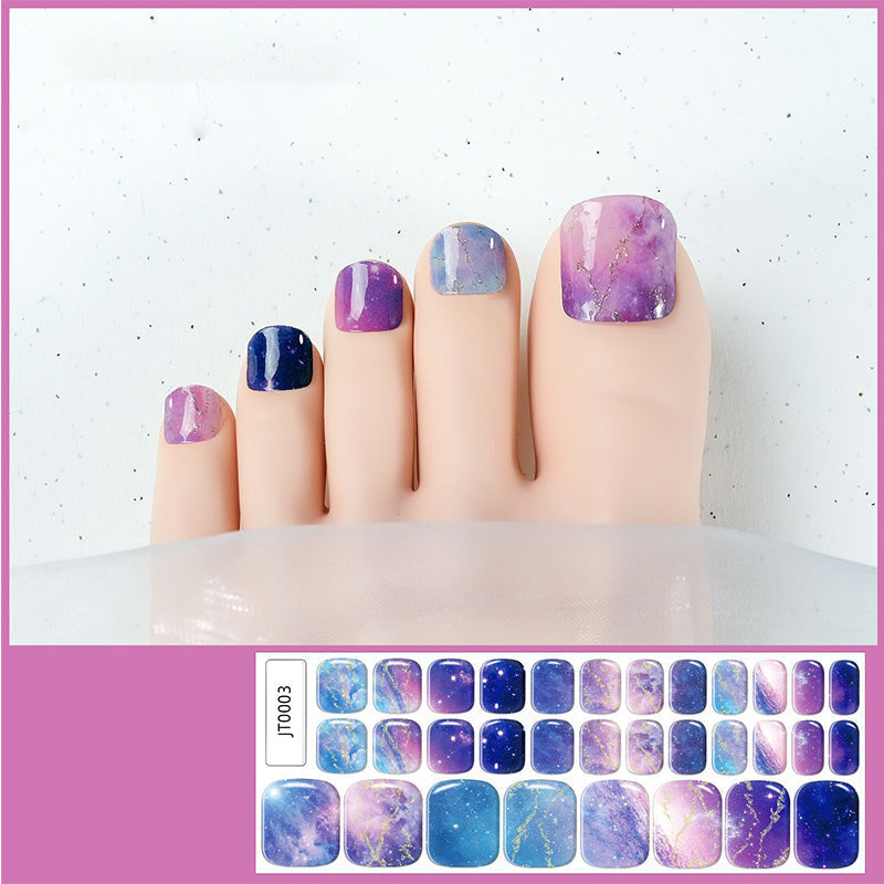 Semi-Cured Gel Toenail Stickers