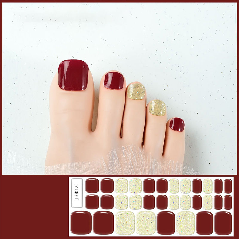 Semi-Cured Gel Toenail Stickers
